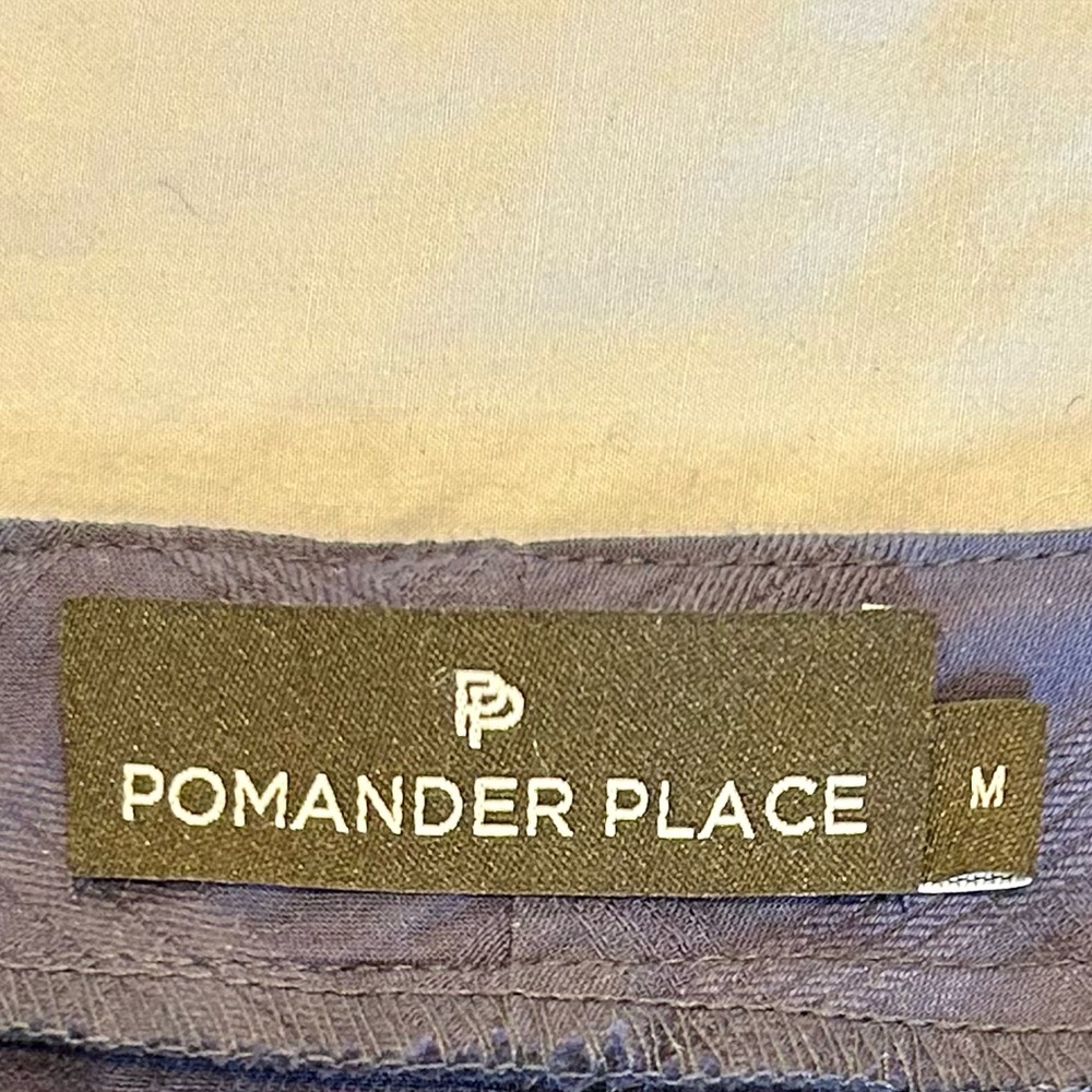 Navy Carolina Caftan SZ M EUC POMANDER PLACE - Picture 10 of 10